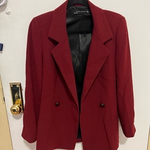 Zara Maroon Blazer